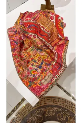 LA BOUTIQUE Bambu İpek Pamuk Yaz Güz Serinliği Eşarp