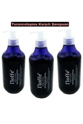noffe Turunculaşma Karşıtı Mor & Silver Şampuan 500ml X3 Adet