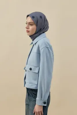 Modakaşmir Polkadot Desen Lina Eşarp