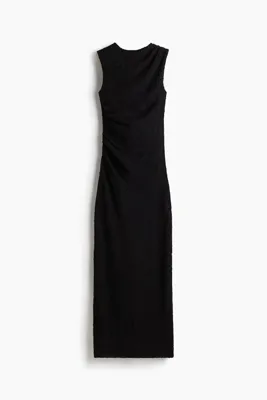 H&M Drapeli Maksi Elbise