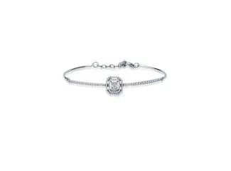 Safir Mücevher 0,67ct Pırlanta Baget Bileklik