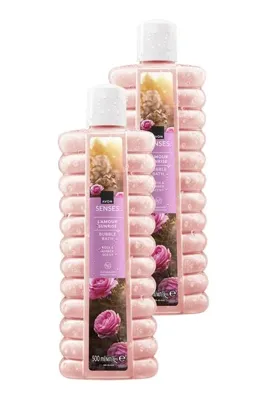 AVON L'Amour Sunrise Gül ve Kehribar Kokulu Banyo Köpüğü 1 Lt. İkili Set