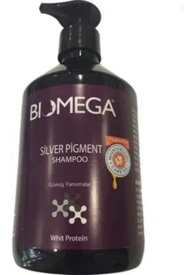 BIOMEGA Biomega Silver Şampuan Boyalı Saçlar İçin Renk Yoğunlaştırıcı Vegan Özellikli 500 ml