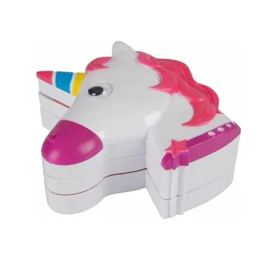 Diğer 2602 Unicorn Şekilli 3 Katlı Makyaj Güzellik Seti - Rzır-899408
