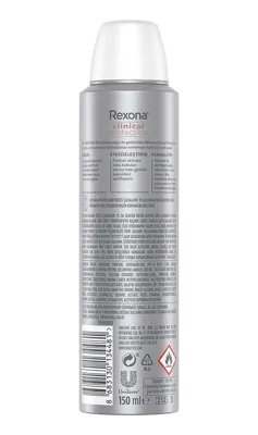 Rexona Women Clinical Protection Invisible Sprey Deodorant 150 Ml