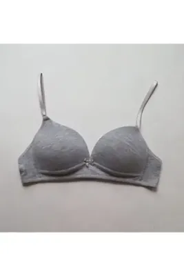 Liza Çocuk Gri Kaplı Garson Boy Alıştırma Sütyeni Ilk Sütyen
