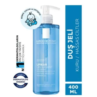 La Roche Posay Lipikar Gel Lavant Kuru ve Hassas Ciltler İçin Vücut Temizleme Jeli 400 ml