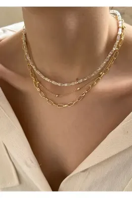 takıtarzım 3,Lü kadın Kombin küp kristal kolye