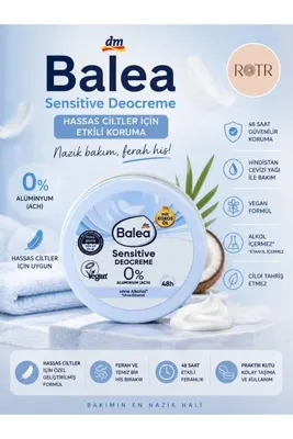 BALEA Deocreme Hassas krem deodorant, 50 ml