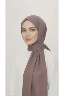 Armine Trend Adalıa Şal IST 3208 Kahverengi Düz Desen