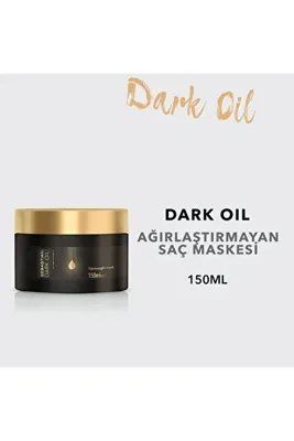 Sebastian Professional Dark Oil Tüm Saç Tipleri İçin Ağırlaştırmayan Saç Maskesi 150 ML