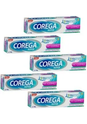 Corega Kopya - Diş Protezi Yapıştırıcı Krem Tatsız 40GR 5 Adet