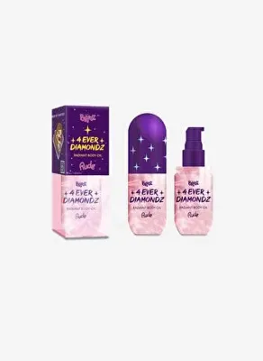 RUDE cosmetics Pembe Bronz Işıltı Vücut Yağı