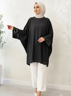 Filizzade Tunik - Siyah - Filizzade