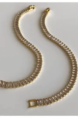 Genel Markalar Su Yolu Baget Bileklik /su Yolu Bileklik /kadın Gold Bileklik