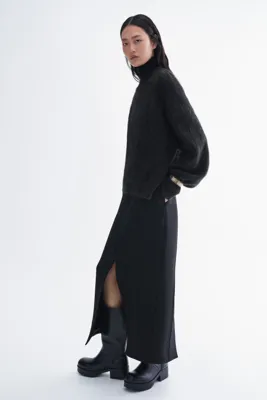 H&M Tüylü ve Tiftik Karışımlı Kazak