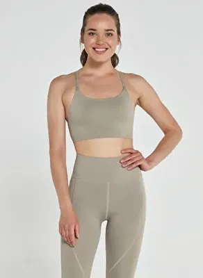 Jerf 1.J02.BBR0137  Pine  Klasik Yaka  Dar Kalıp  Haki Kadın Bralet Sütyen