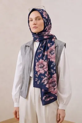 BONASERA EŞARP Kadın Tesettür Şal Günlük Baskılı Soft Şal