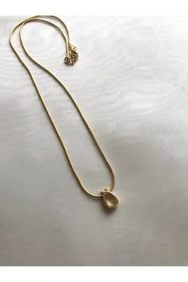 takıcım design Ö Harfli Gold Kolye Altın Kaplama