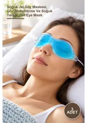 Yenilig 4 Adet Jel Göz Terapi Maskesi – Soğuk Jel Göz Maskesi, Göz Dinlendirme Ve Soğuk Terapi, Gel Eye Mask