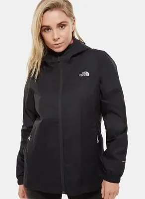 The North Face W QUEST JACKET Siyah Bisiklet Yaka Kadın Yağmurluk