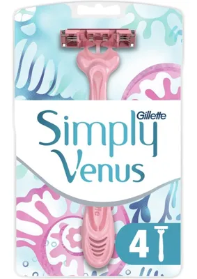 Gillette Venus Gillette Simply Venus 3 Kullan At Tıraş Bıçağı 4 Adet