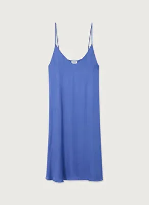 American Vintage Lacivert Kadın %100 Viskoz Elbise BOV14CE26