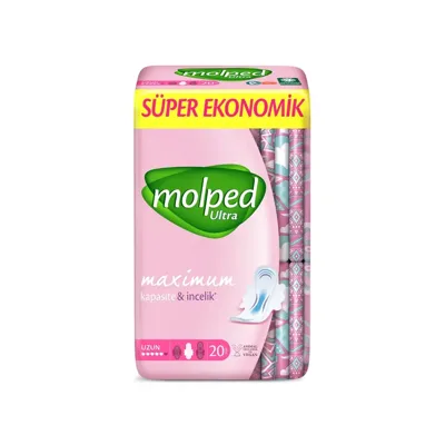 MOLPED Hijyenik Ped Ultra Uzun Süper Eko 20'li