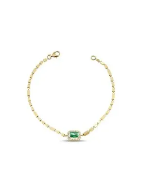 Cherry By Özkonak Green Elan 14 Ayar Altın Bileklik