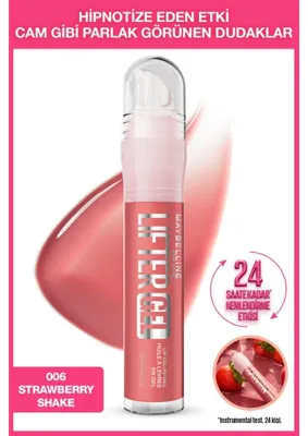 Maybelline New York Lifter Gel Ekstra Parlak ve Nemlendirici Dudak Parlatıcısı - 06 Strawberry Shake
