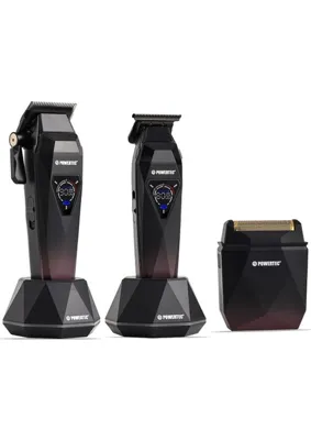 Die Grup Powertec TR-5800 Saç-Sakal-Ense-Günlük Tıraş Makinesi 3'lü Set (0.5mm Tarak Dahil)
