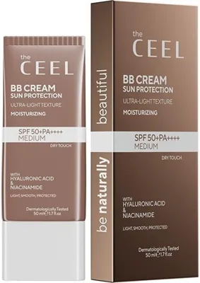 Esplendor The Ceel Leke Karşıtı Bb Krem Medium (Orta Ton) Spf 50+ Pa++++ 50 Ml, Niacinamide ve Hyalüronik Asit Içeren Yüksek Güneş Korumalı, Nemlendirici Renkli Yüz Kremi
