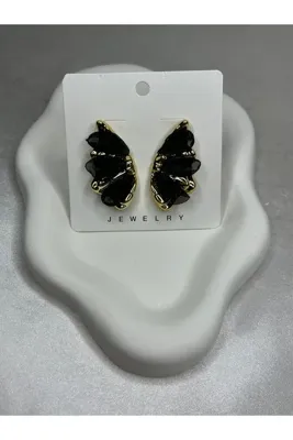JEWELRY Aurela Luna Noir Küpe