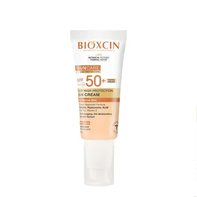 Bioxcin Sun Care Kuru Ciltler için Güneş Kremi SPF 50+ 50 ml - Renkli