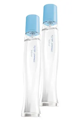 AVON Kadınlar İçin Avon Summer White Çiçeksi Koku EDT Parfüm 50 ml İkili Set