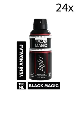 Hunca Jagler Black Magic Erkek Deodorant 150 ml 20 Adet