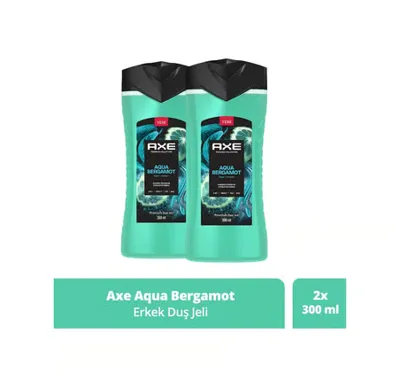 AXE Premium Collection Aqua Bergamot Duş Jeli 2 x 300 ML