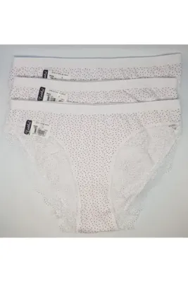 Tutku Kadın Beyaz Işıl Bikini Külot 0773