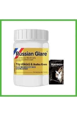 dilaratrendhousee Playboy Rusian Glare Nano 50 ml Rus Merhemi Tüy Dökücü Azaltıcı Krem + Yanınd DLRA