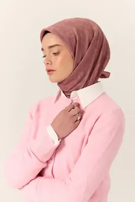Silk Home Kadın Gül Kurusu Viskon Velora Eşarp 161002-28
