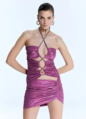 Nur Karaata Revka Mini Dress