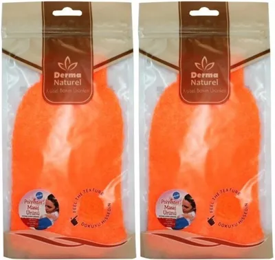 Derma Naturel Banyo Eldiveni Renkli MS-05 (2 Li Set)