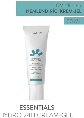 Babe Laboratorios Hydro 24h Cream Gel Su Bazlı Nemlendirici Jel Krem 50 ml