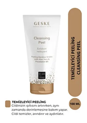 geske 100 ml Temizleyici Peeling Krem Tüm Cilt Tipleri İçin Aloe Vera İle Zenginleştirilmiş