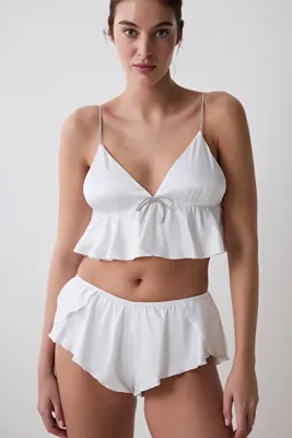 Penti Saten Kırık Beyaz Bralet