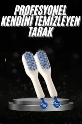 Genel Markalar Kendi kendini Temizleyebilen Hijyenik Saç Fırçası Anti-Statik Teknolojisi