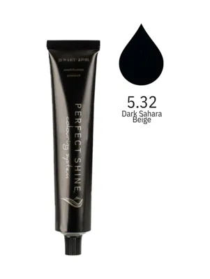 PERFECT SHINE Perfect Shine Permanent Profesyonel Saç Boyası 100 ML Sıcak Kestane / Kızıl Kestane Brown Mahogany