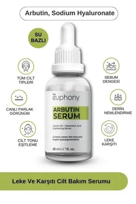 The Euphony Leke Karşıtı Arbutin Cilt Bakım Serumu 30 Ml