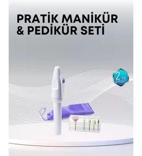 Profesyonel Tırnak Matkap Seti – Ayarlanabilir Hız, Düşük Gürültü ve Kompakt Tasarım - Lisinya