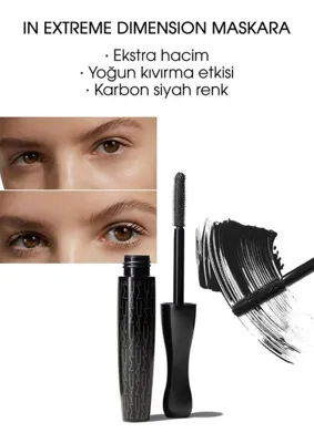 MAC Siyah Maskara - In Extreme Dimension Waterproof Mascara Dimensional Black 13 g 773602332793